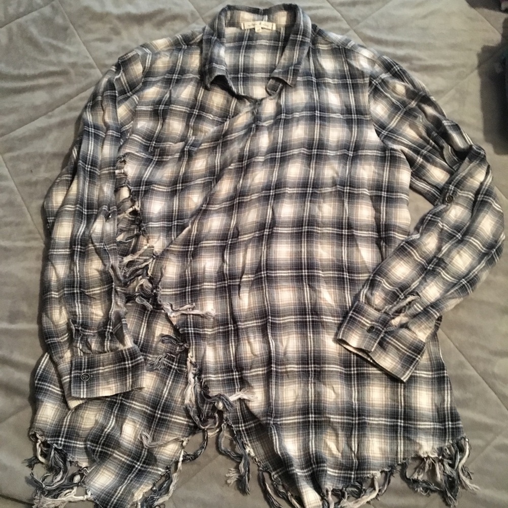 Flannel Cardigan